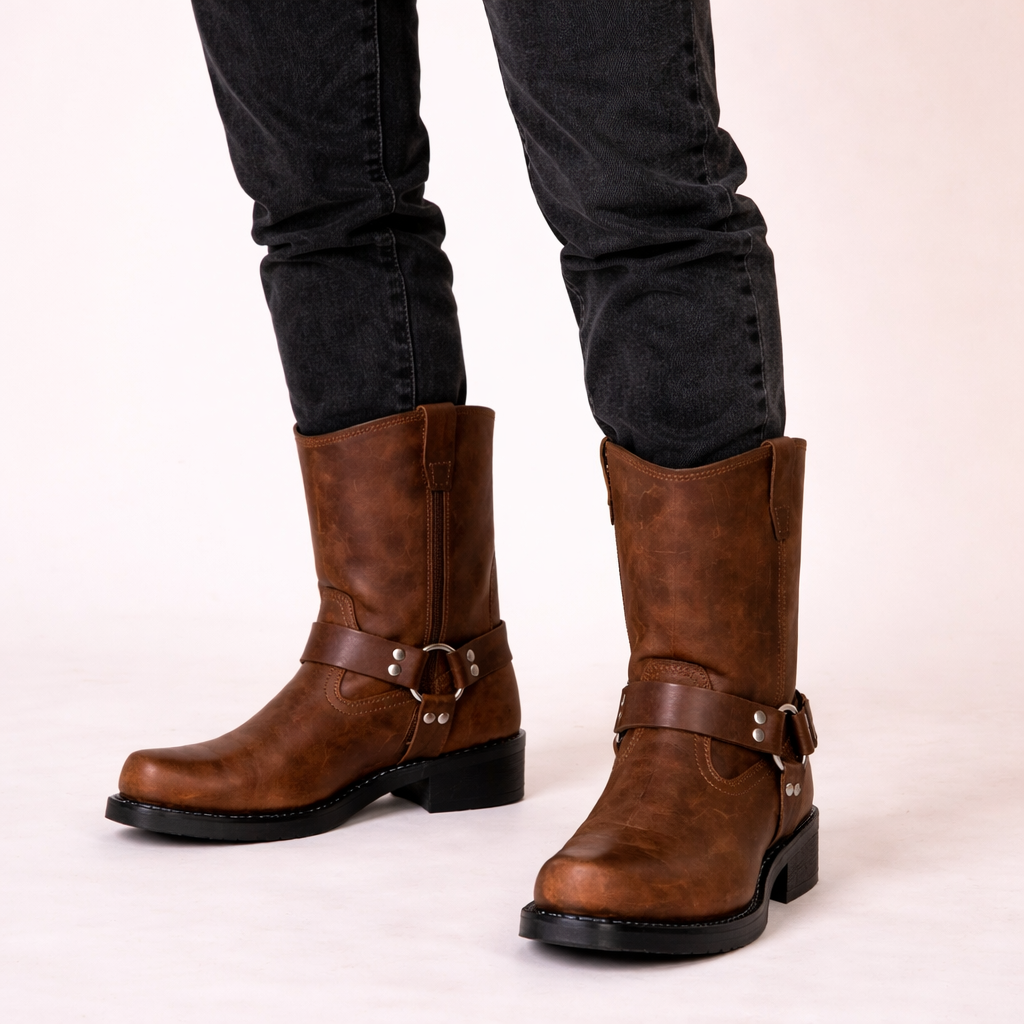 Cowboylaarzen voor Dames Vintage Stijl Leer