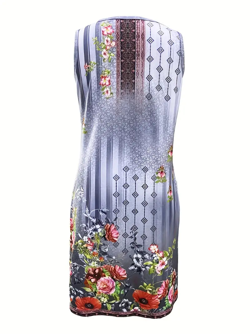 Mouwloze Jurk voor Vrouw Lente Zomer Collectie
