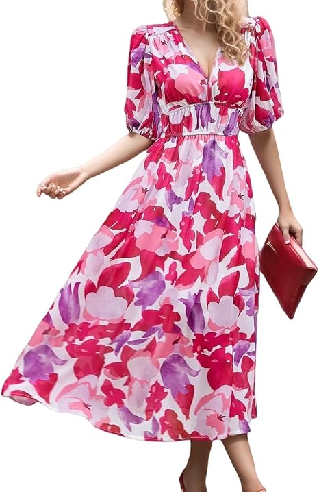 Elegante Bloemen Jurk Francisca