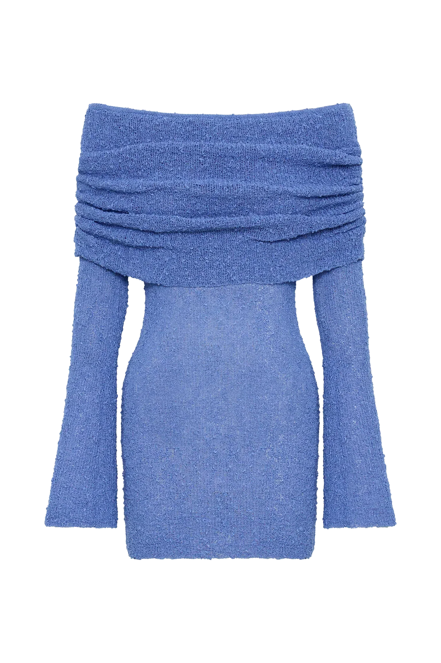 Gebreide Mini Jurk Off-Shoulder Elegante ZomerJurk