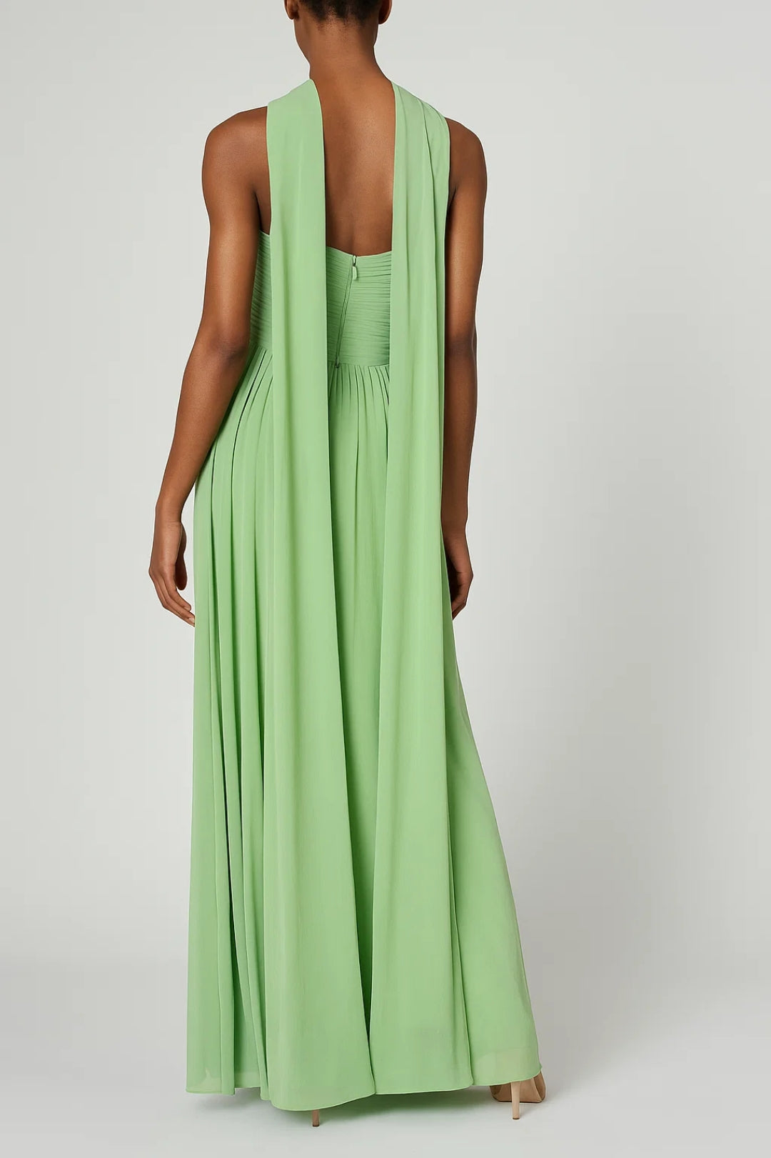 Strapless Jurk Dames voor Bruiloft Feestelijk Plisse Rok