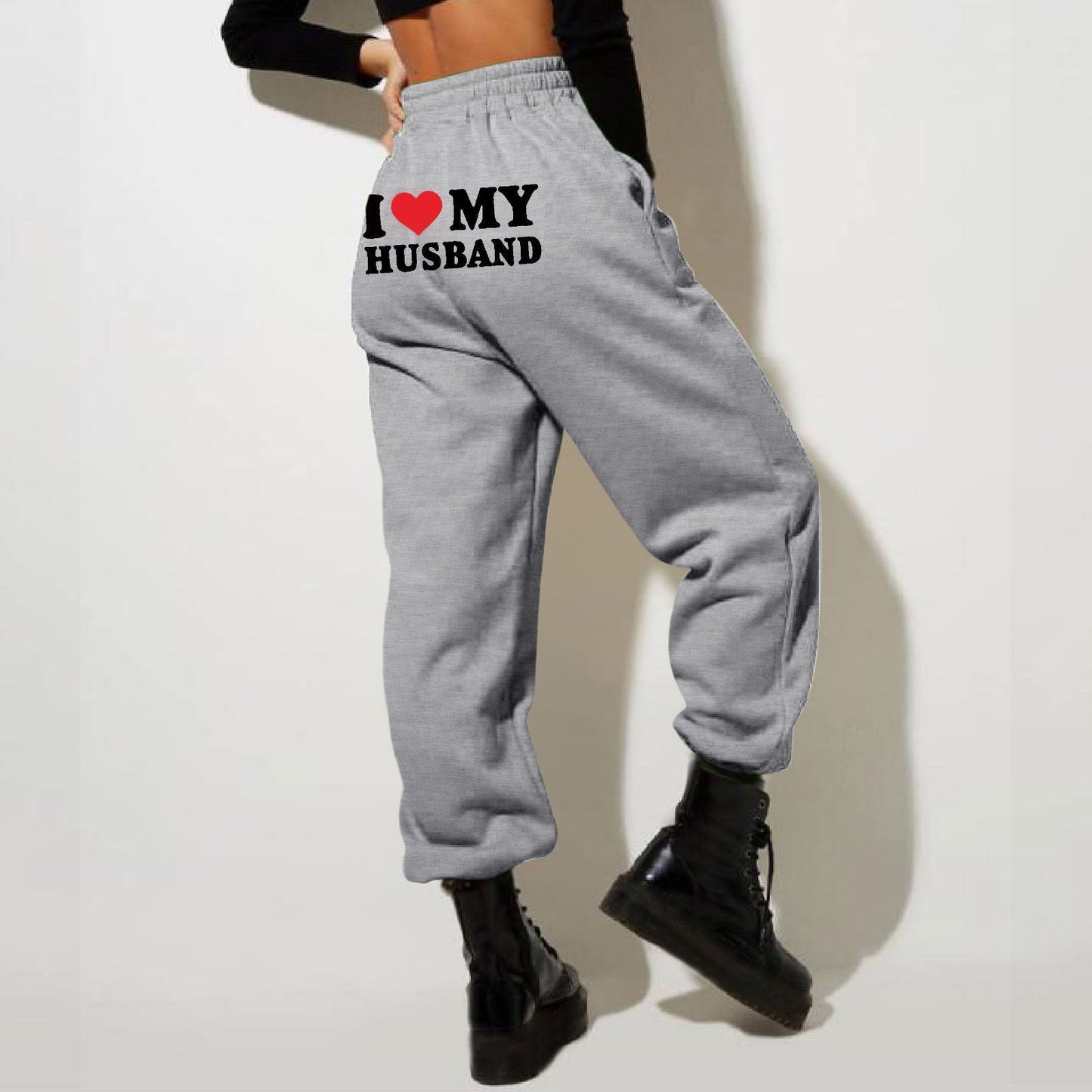 Hoge Joggingbroek voor DamesComfortabele Stof