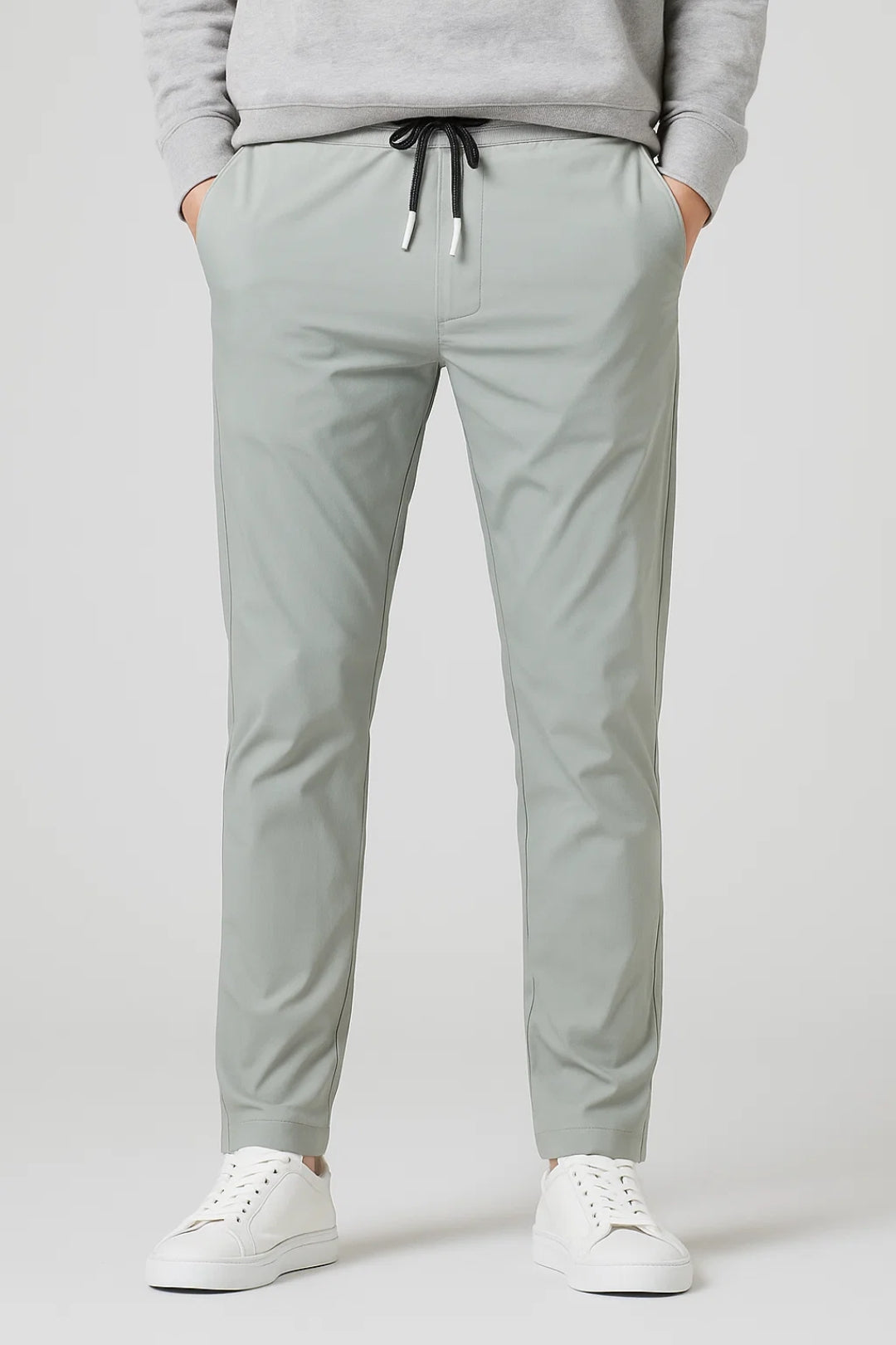 Joggingbroek Heren Slim Fit met Trekkoord en Zijzakken Casual