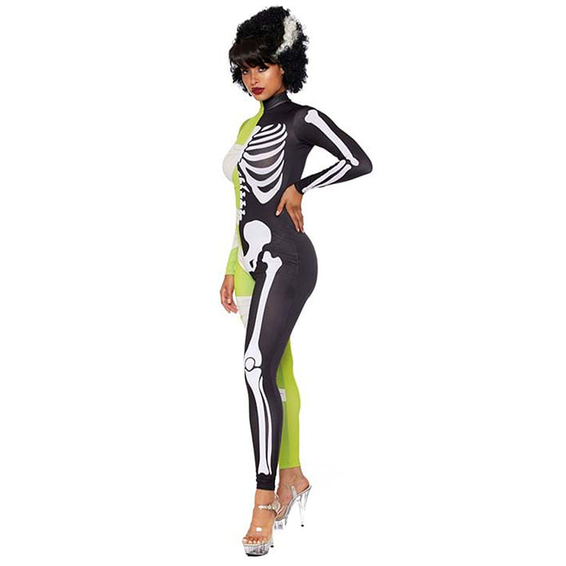Halloween Kostuum Mummie Skelet Vrouw