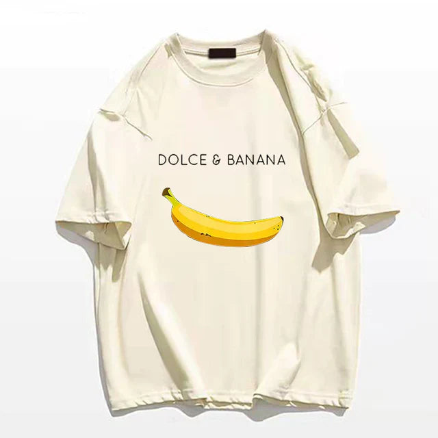 Calvin Heren T-shirt met Banaan Print