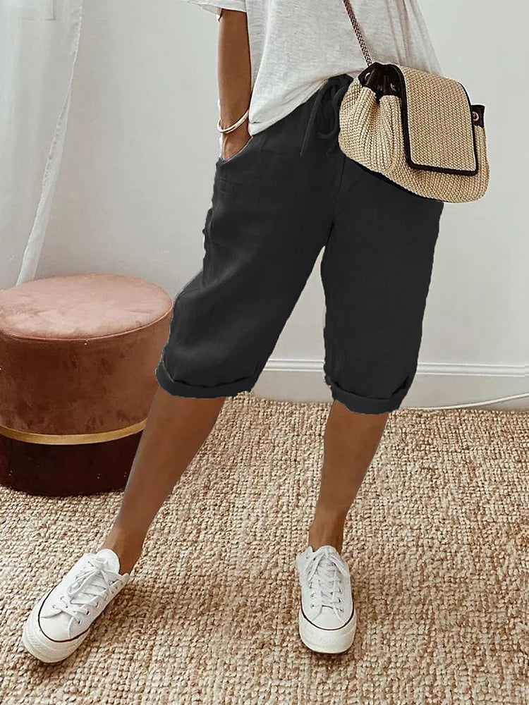 Dames Korte Broek met Trekkoord | Lichtgewicht Zomershort 4