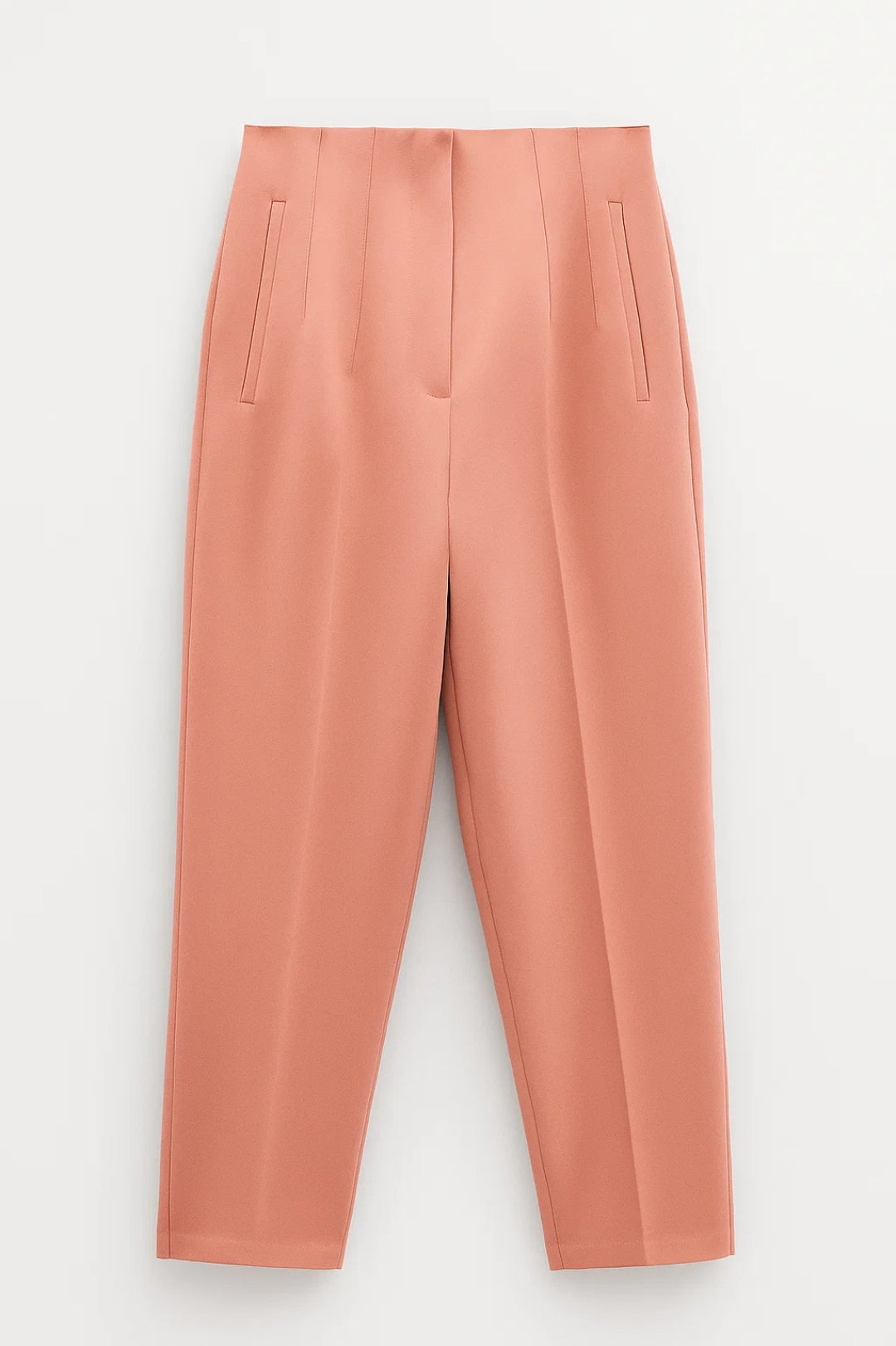 Dames Pantalon Hoge Taille Rechte Pijp Elegant Zwart