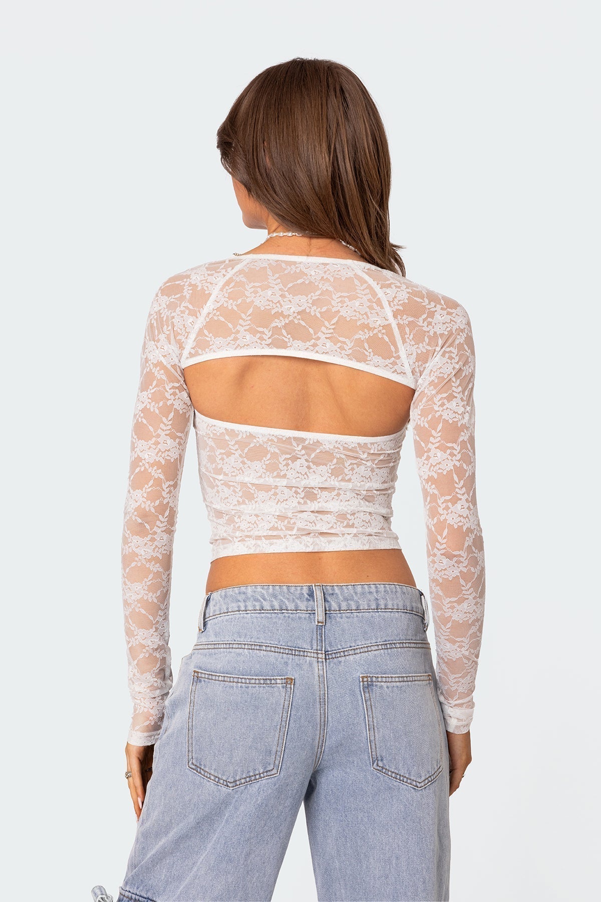 Elegante Kanten Top Set | Dames Top en Onderstuk 4