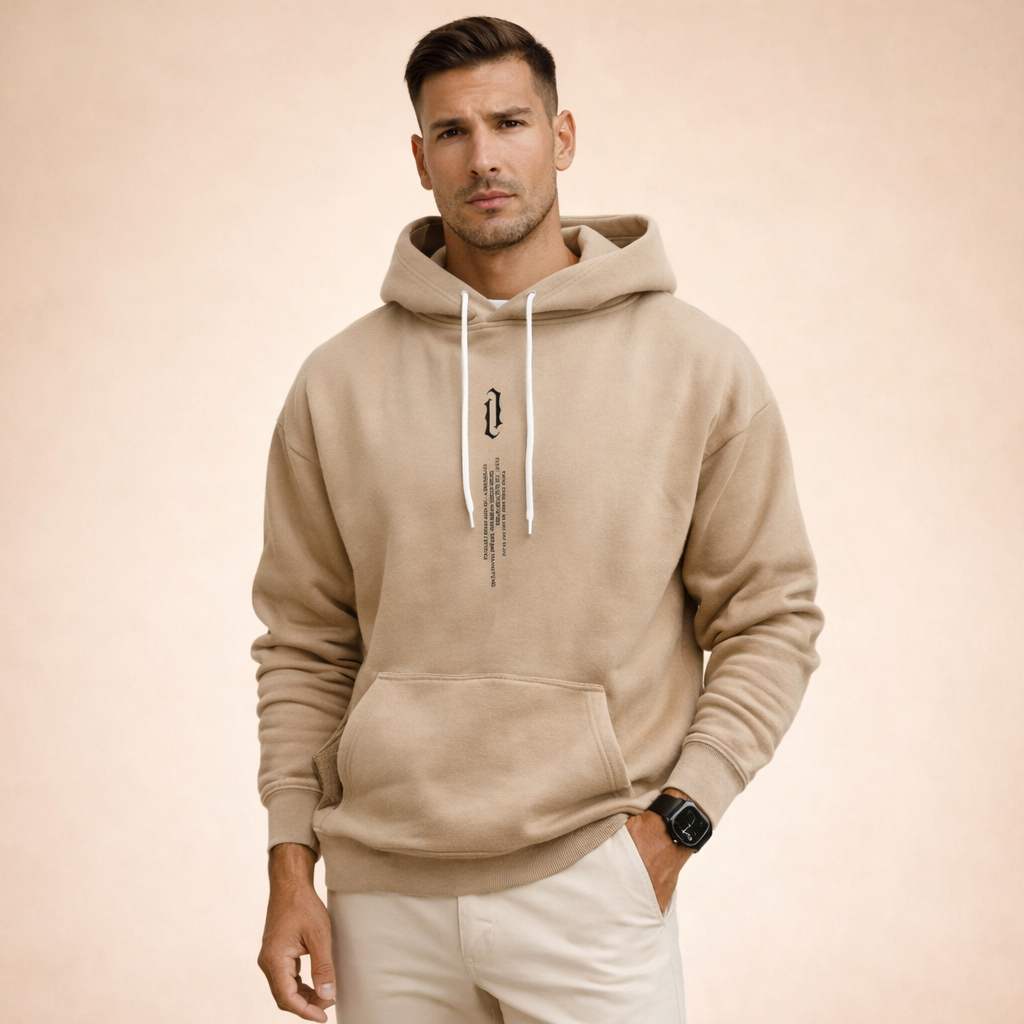 Lorenzo | Moderne Fleece Jogging Jacket met Kap