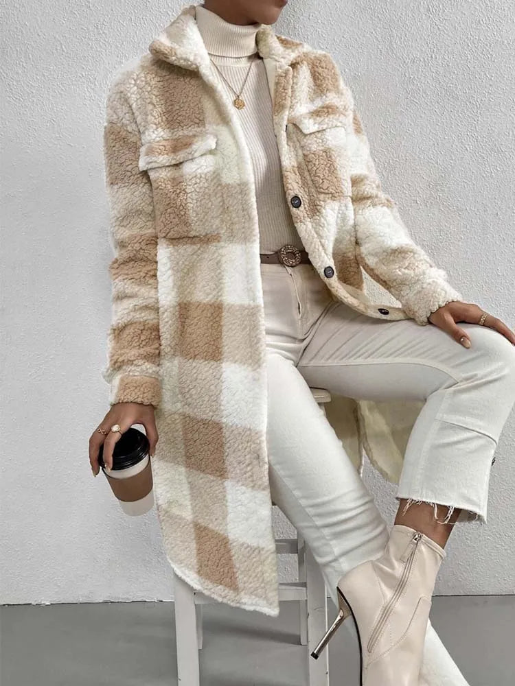Dame Jas Comfortabel Elegante Freya Stijl