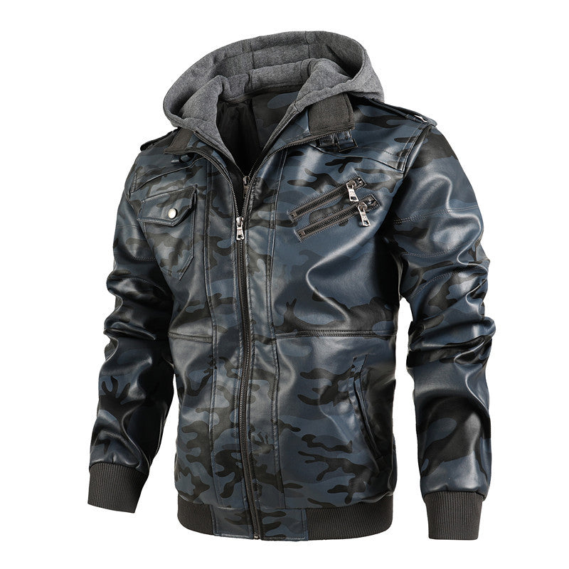 Gavino | Elegante e comoda giacca in pelle con cappuccio 7