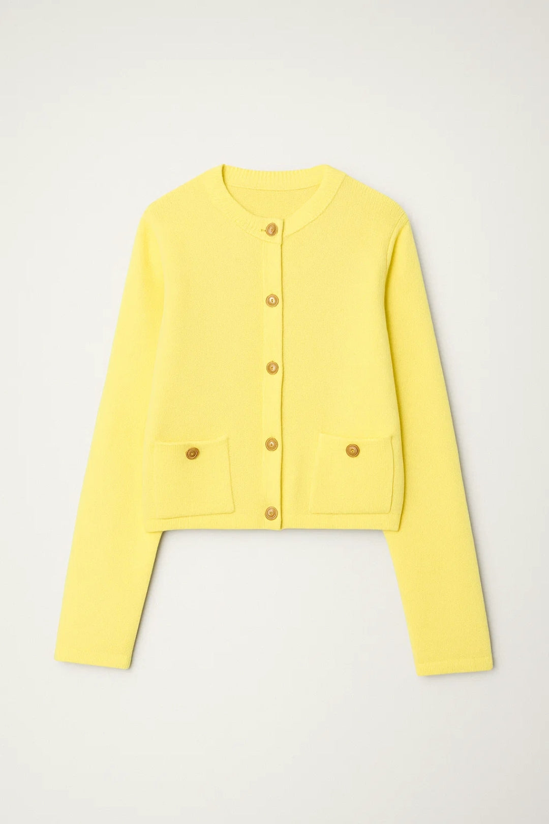 Dames Vest Kort met Gouden Knopen Elegant Stijl