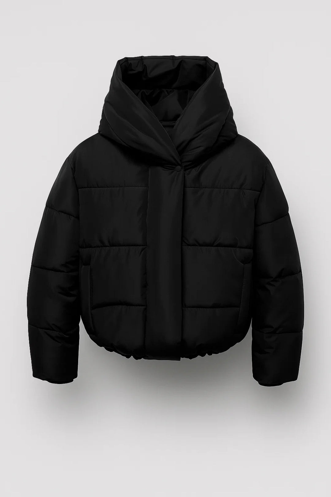 Dames Gewatteerde Jas Oversized met Capuchon Warm
