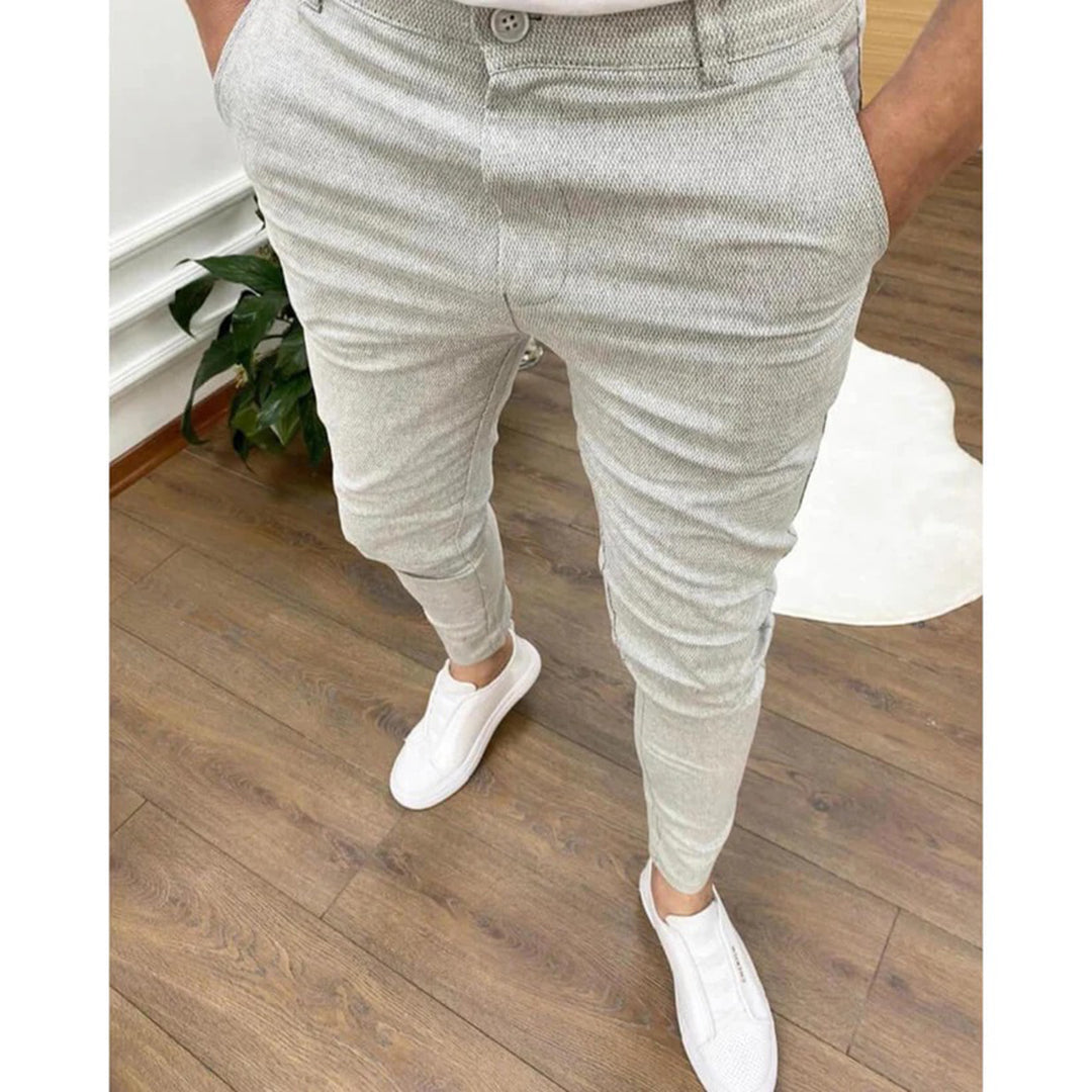 Elegante Herenbroek Comfortabele Stijl