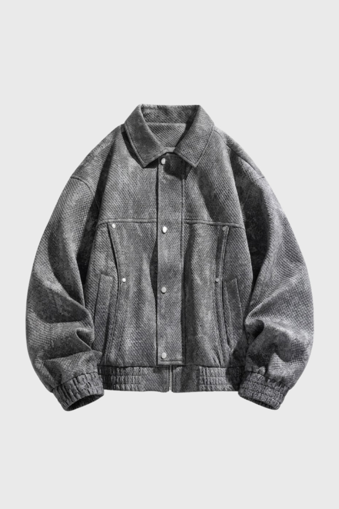 Herense Jas Oversized met Kraag Casual Stijl