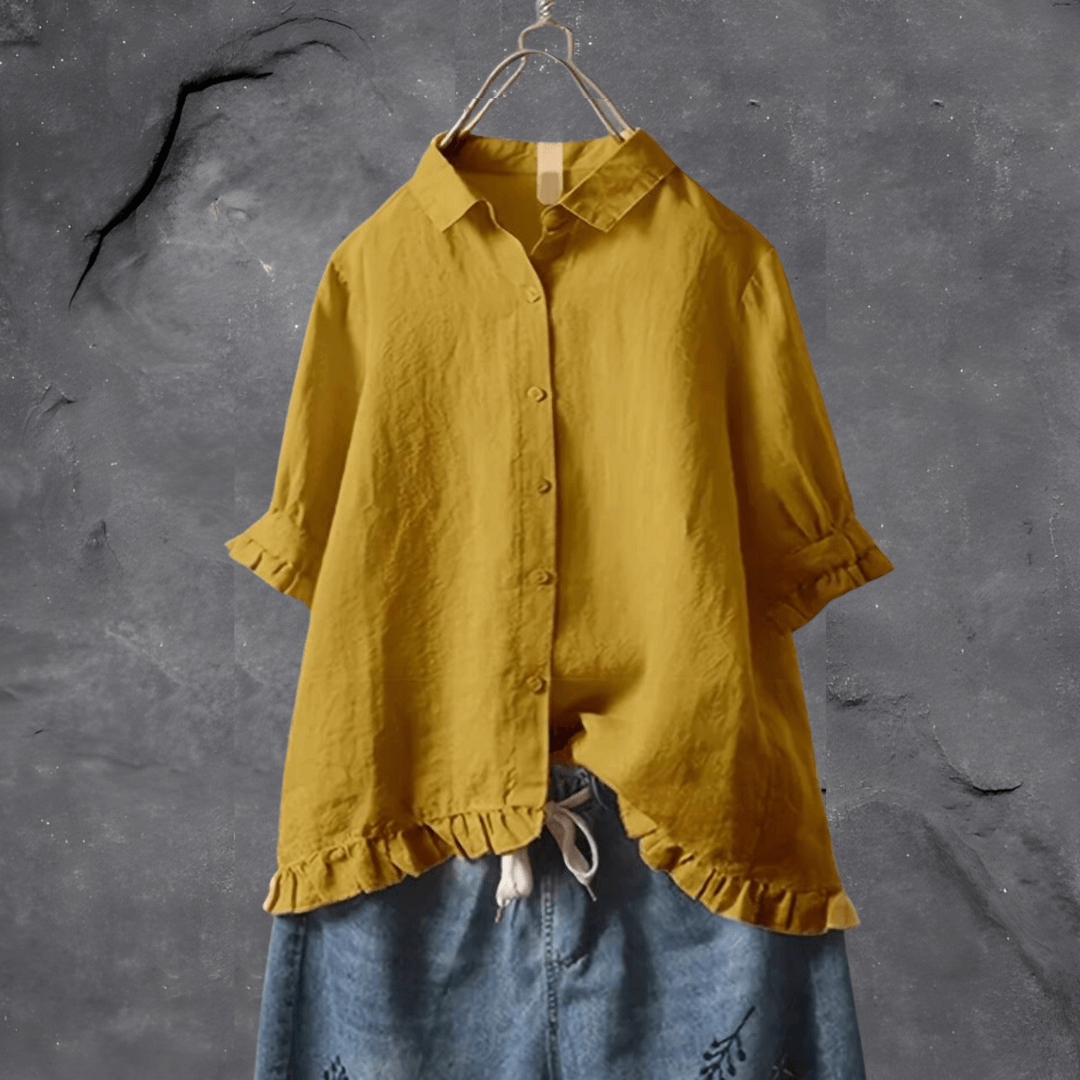 Vrouwen Blouse Luchtig Elegante Stijl