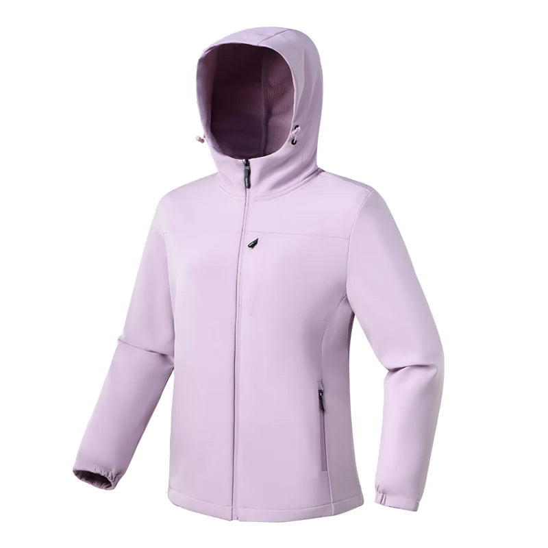 Softshell Jas met Kap voor Dames