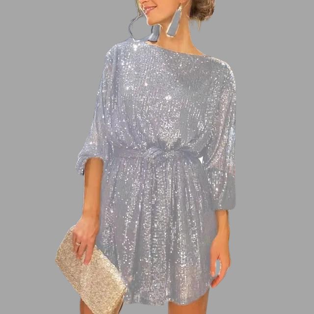 Glitter Jurk Mini Met Pailletten