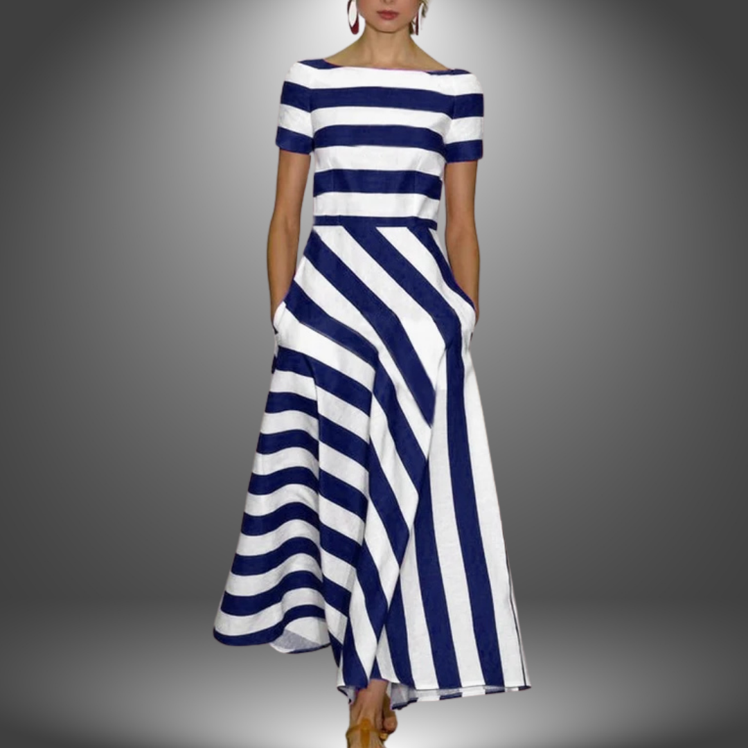 Kelsey | Elegante Lange Jurk Dames A-lijn Maxi Jurk 2