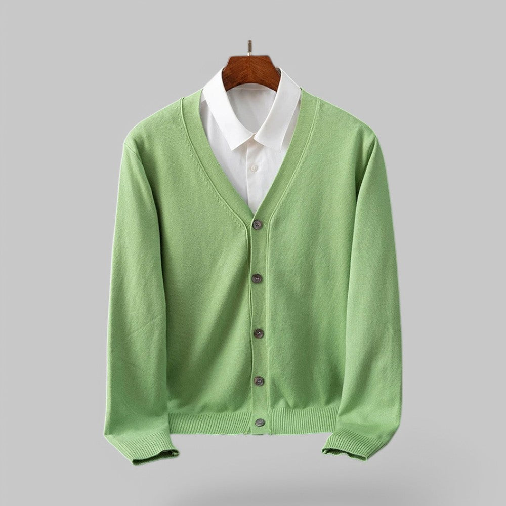 Elegante Herencardigan met V-hals