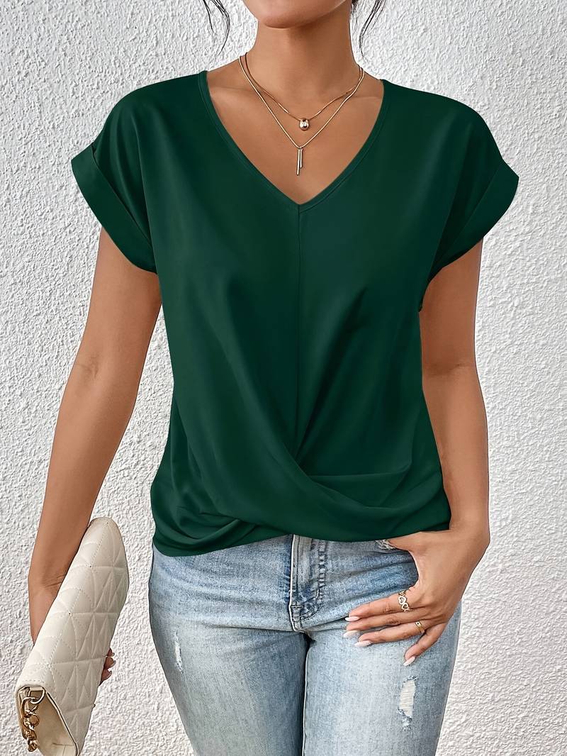 Vrouwen T-shirt Kort Mouw Gemakkelijk Casual