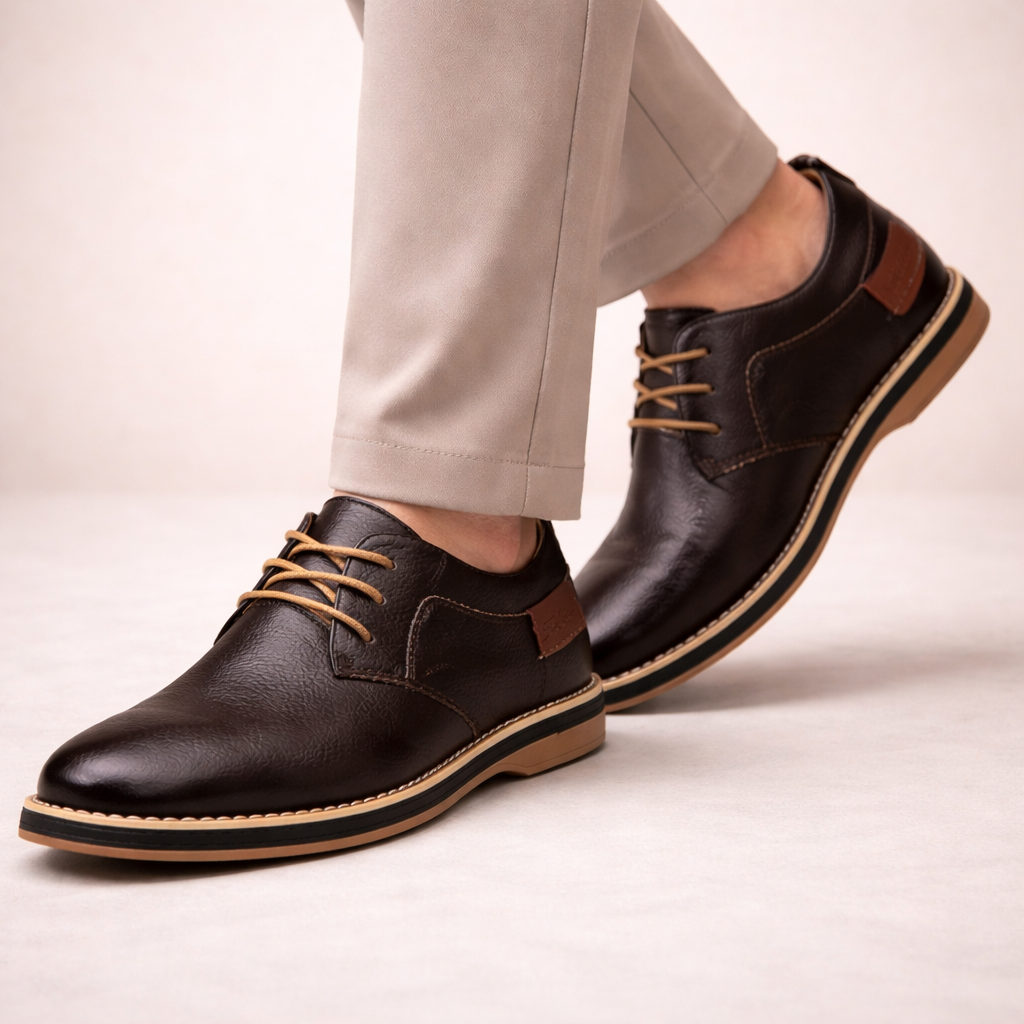 Leren Heren Schoenen Elegante Stijl