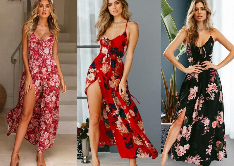 Maxi Jurk Elegant Bloemendesign