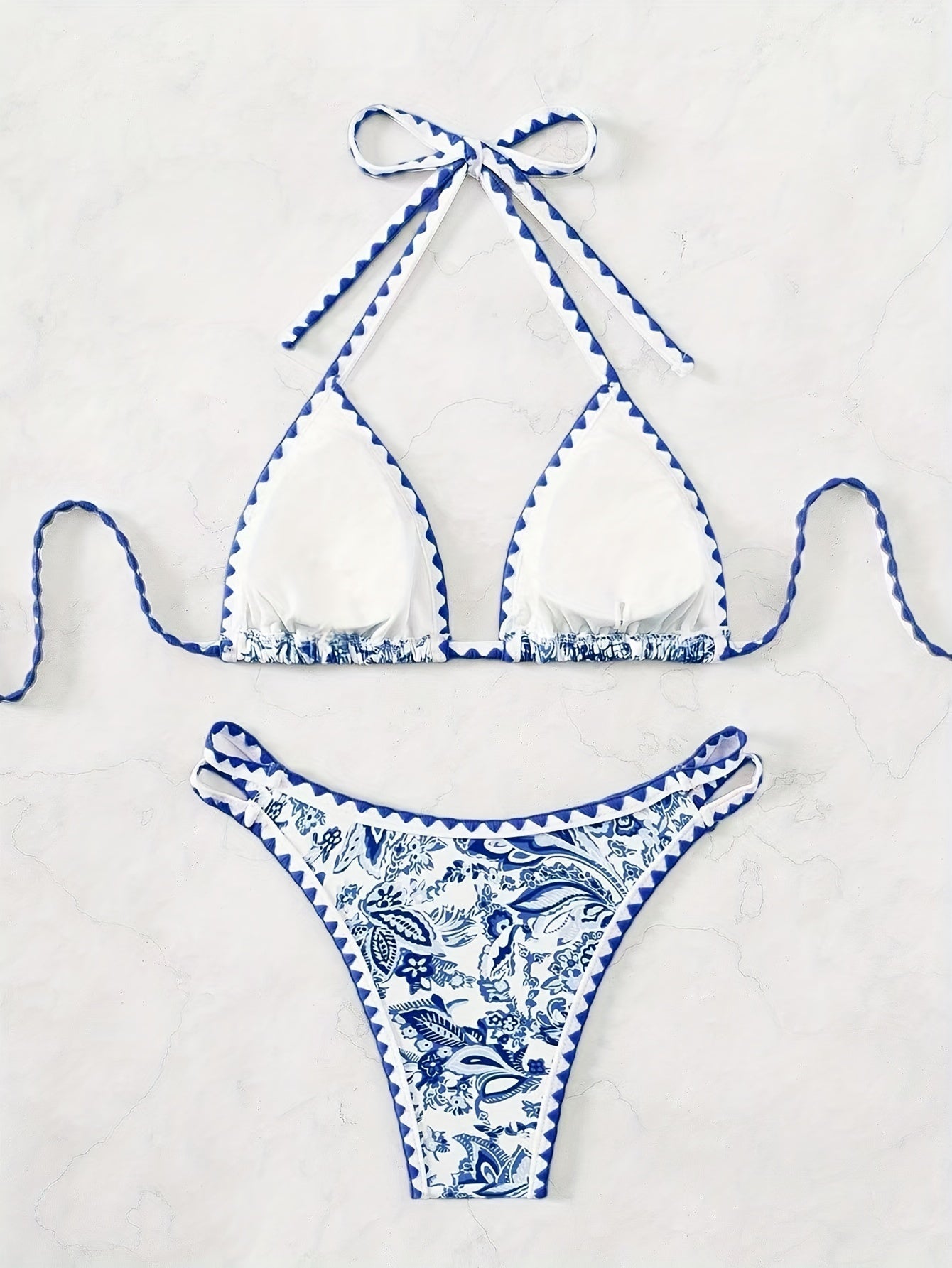Vrouwelijke Bikini Set Paisley Print