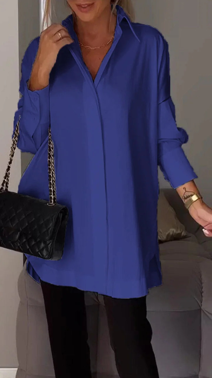 Dames Oversized Casual Blouse