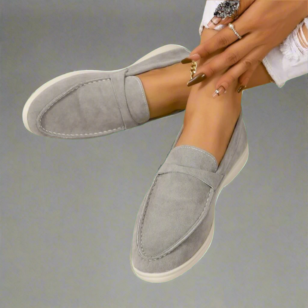 Moccasin Pantoffels van Zachte Suede Leer