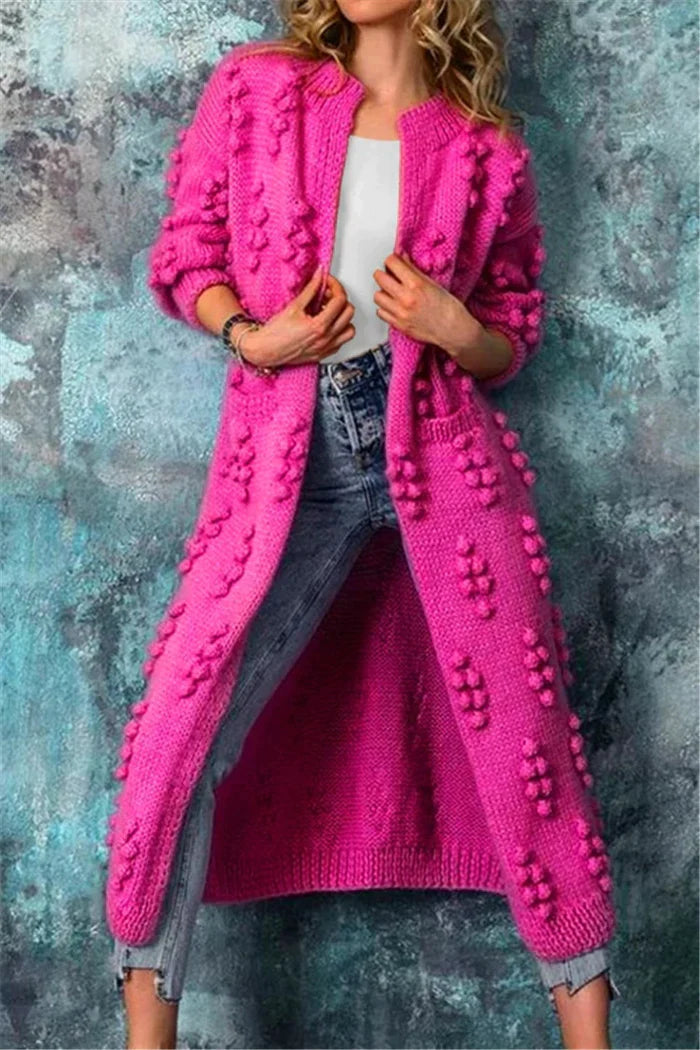 Merel | Cardigan lungo lavorato a maglia, comodo e confortevole 7