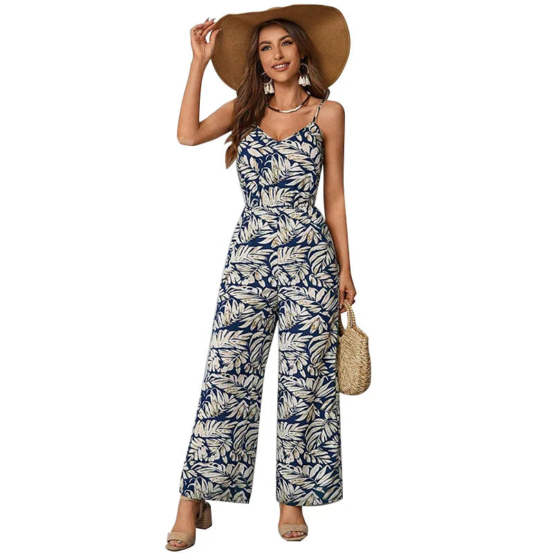 Dames Jumpsuit Korte Mouw Zomerse Jurk