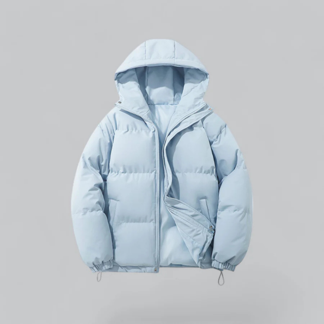 Heren Winterjas Gewatteerd Met Capuchon Warm en Comfortabel