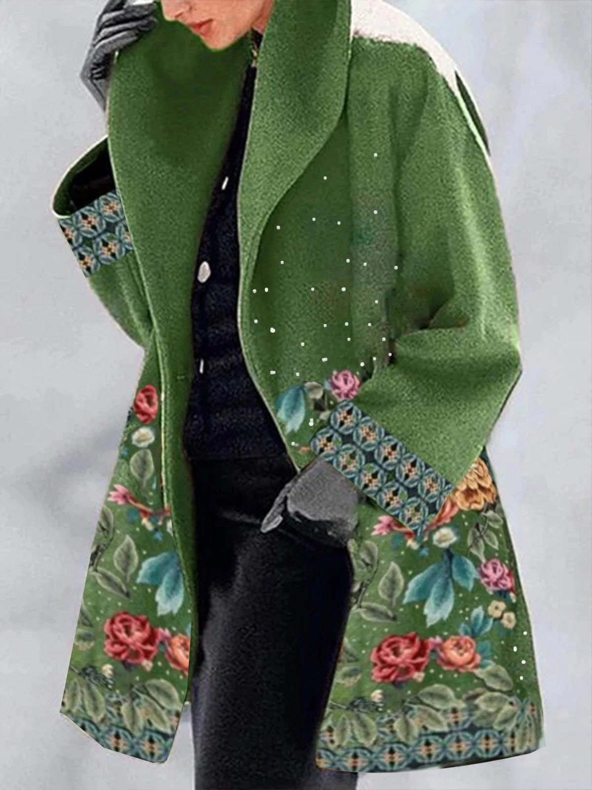 Damesjas Lange Elegante Modieus Comfortabele Jurkjas