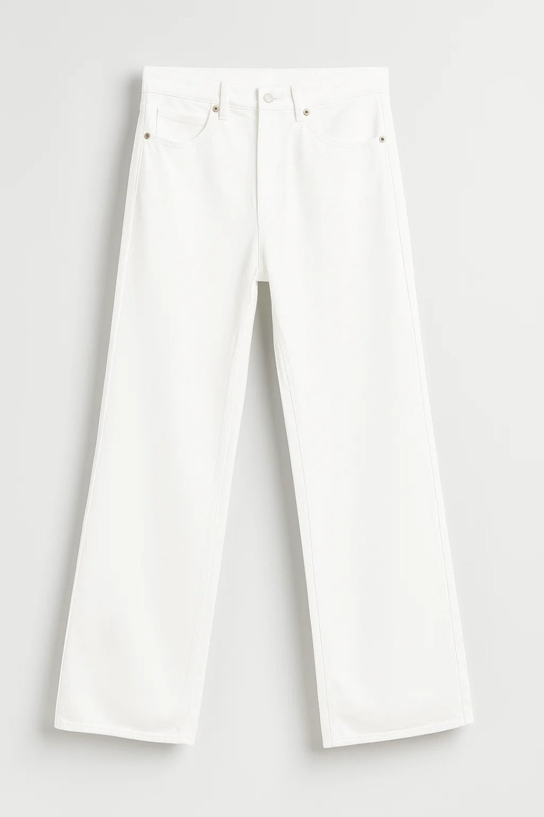 Dames Jeans Wide Leg High Waist Casual Rechte Pijpen