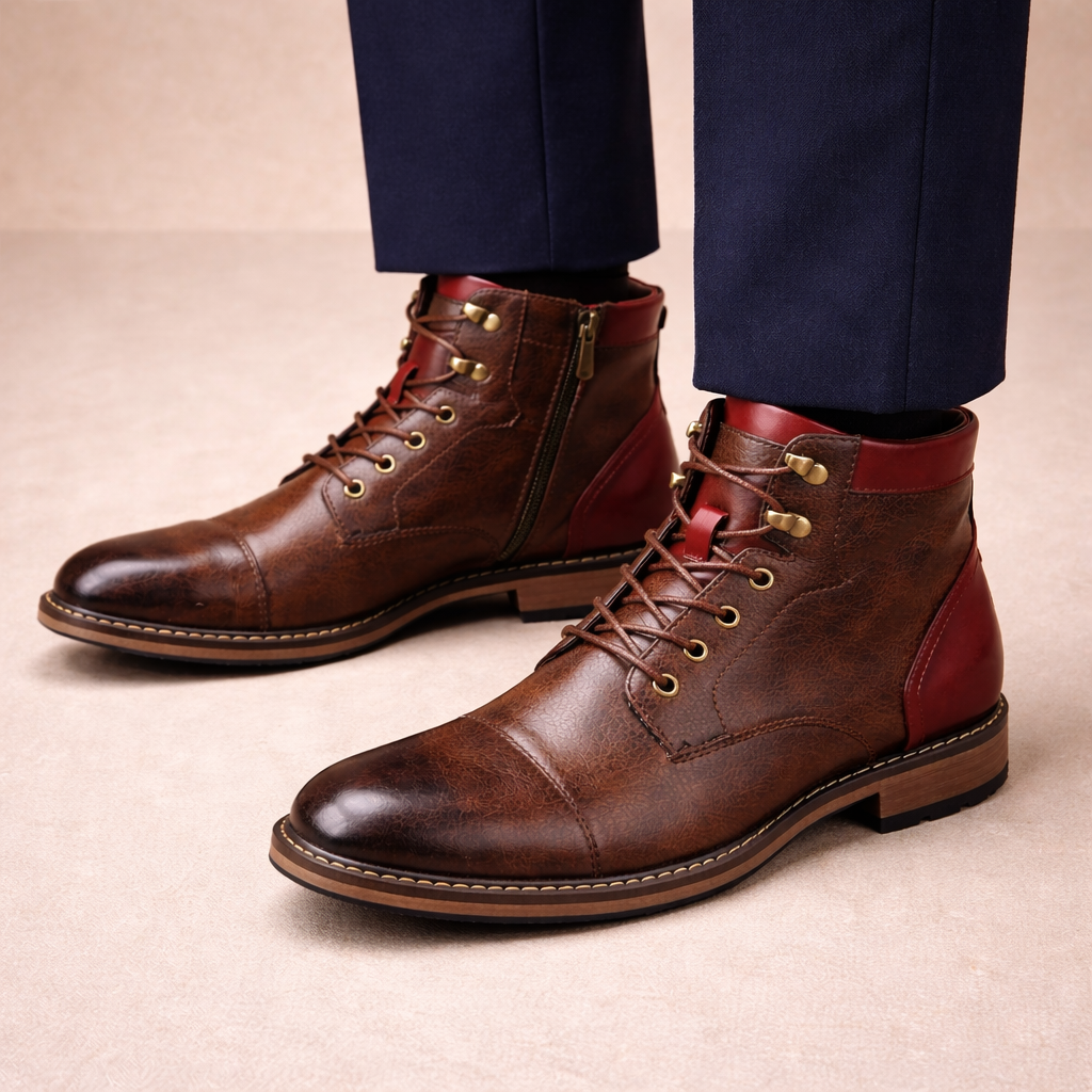 Elegante Heren Oxfordschoenen Comfortabel Leer