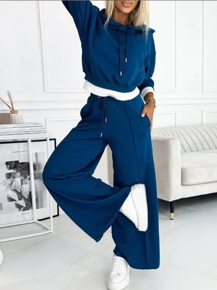 Dames Hoodie Set met Joggingbroek Zacht en Comfortabel