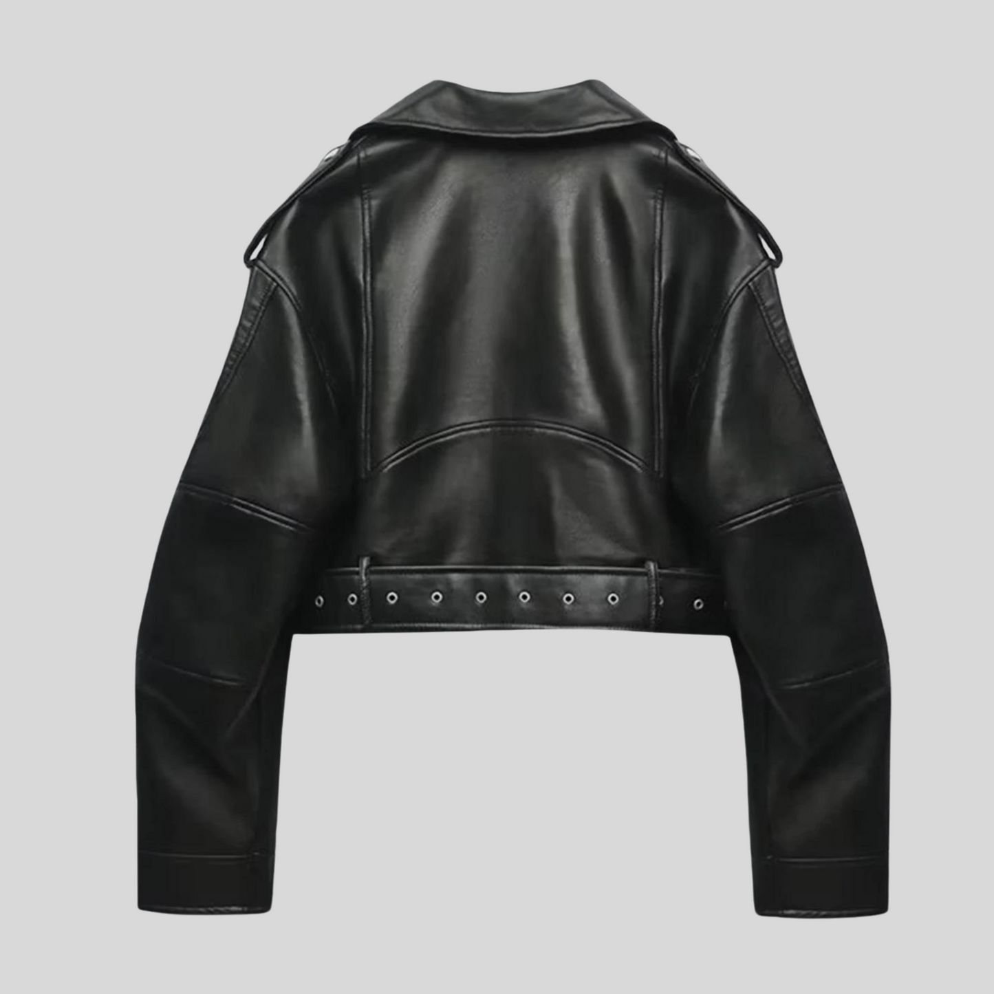 Dames Leren Jas Elegant en Stijlvol