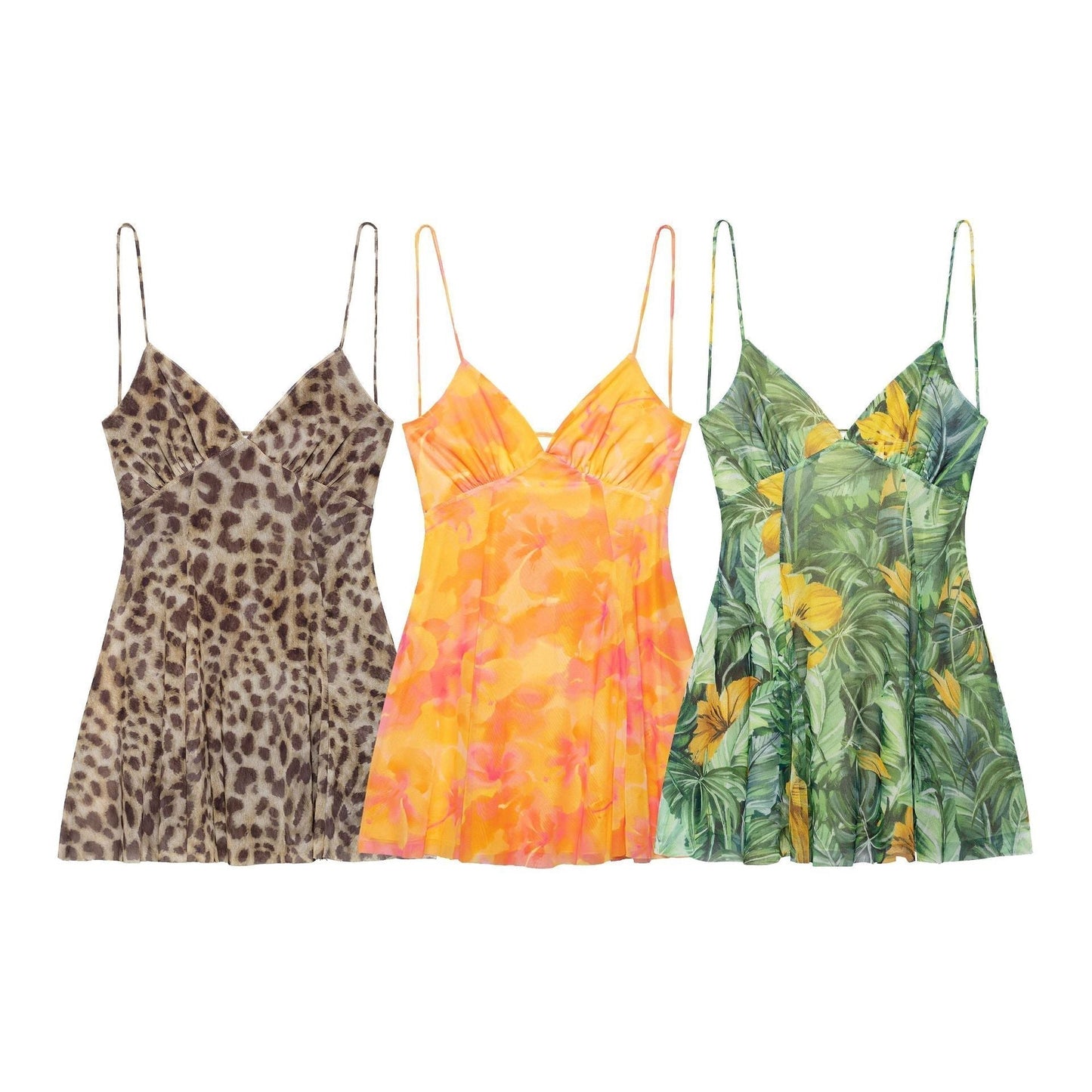 Zomer Jurk Bloemenprint Klein Model