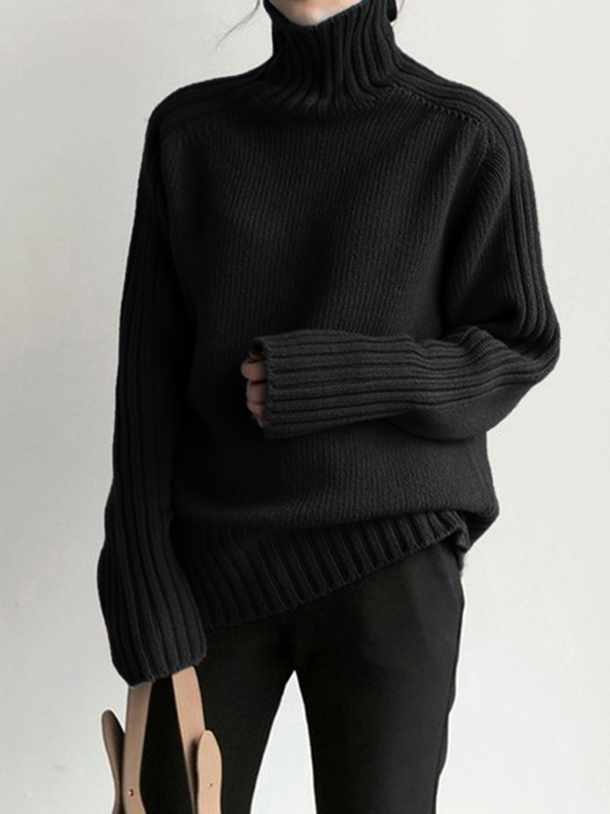 Dames Trui Gebreid Comfy Regular Fit Casual