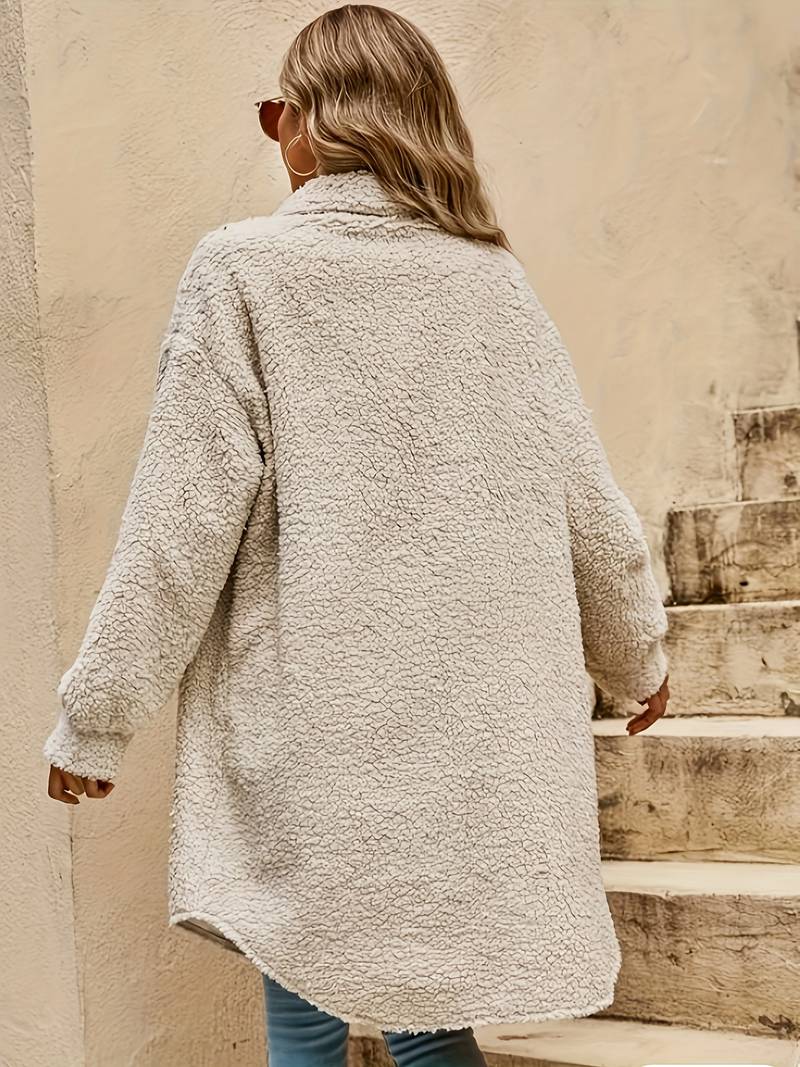 Elegante Warme Dames Winterjas