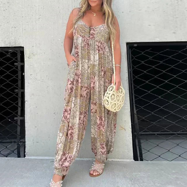 Boho Jumpsuit Vrouwelijk Zomerjurk