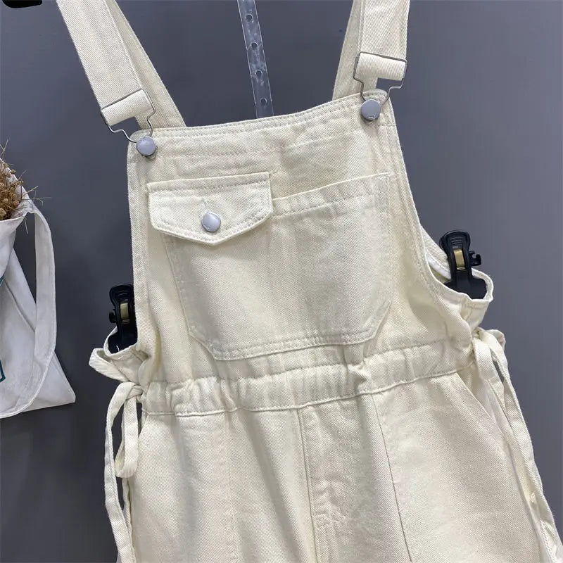 Blauwe Jumpsuit Vrouw Vintage Denim Stijlvol