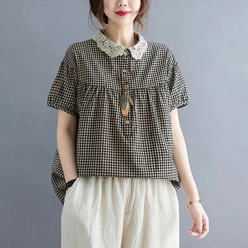 Linnen Overhemd Vintage Stijl Luxe Kwaliteit