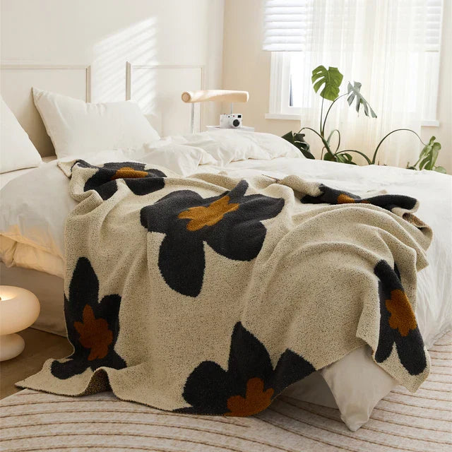 Zachte Bloemen Deken Luxe Design