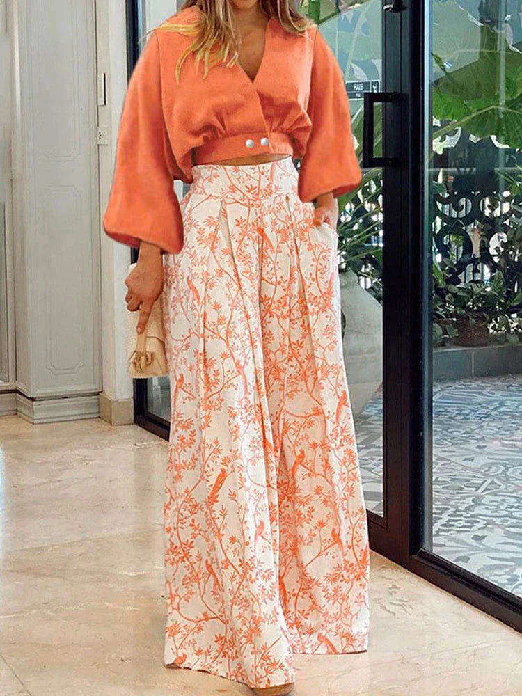 Vrouwelijke Zomerkleding Set Casual Luna Stijl