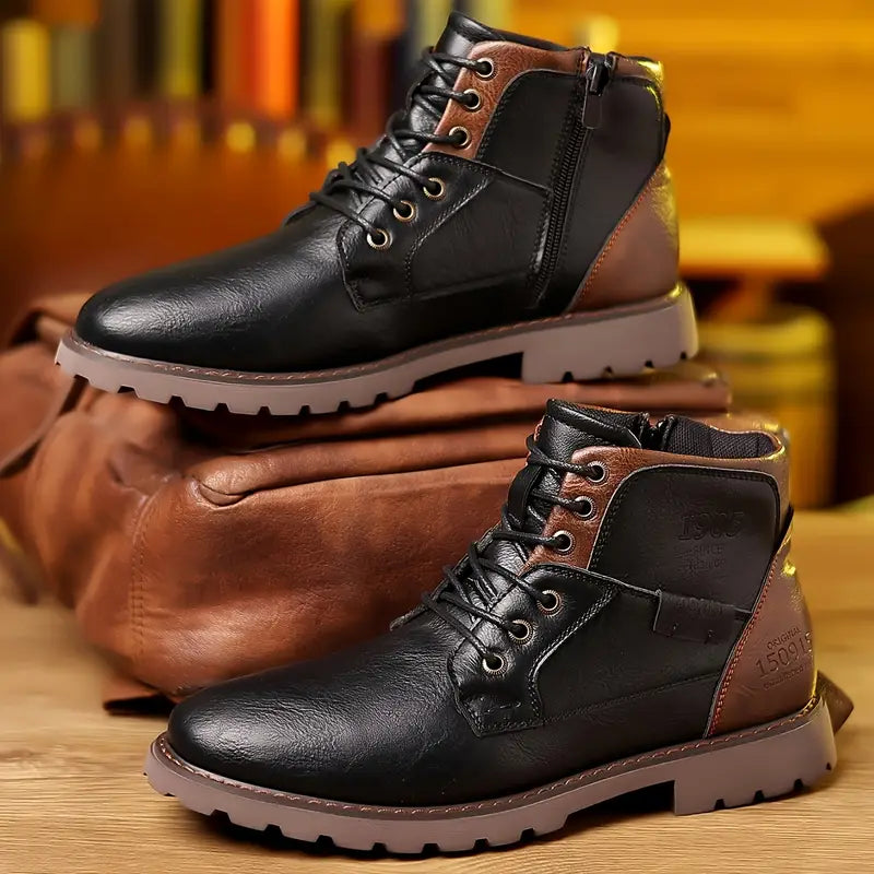 Leren Ritsboots voor Heren - Comfortabele Strakke Boots