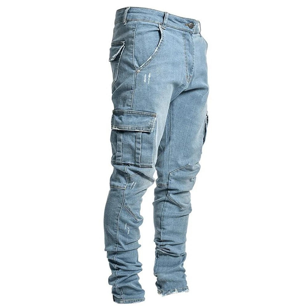 Heren Cargo Broek Met Veel Zakken