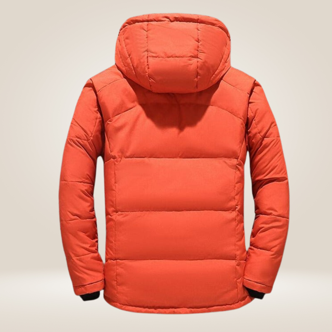 Warme Winterjas Comfortabel Design voor Heren