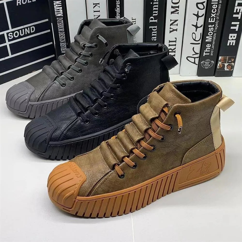 Boris | Herenlaarzen in Britse stijl in de kleur Khaki voor heren in stijl ideaal voor de herfst.